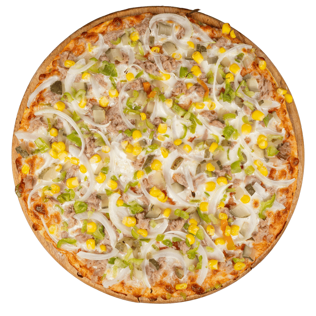 пицца с тунцом