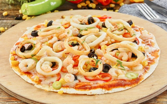 пицца с морепродуктами